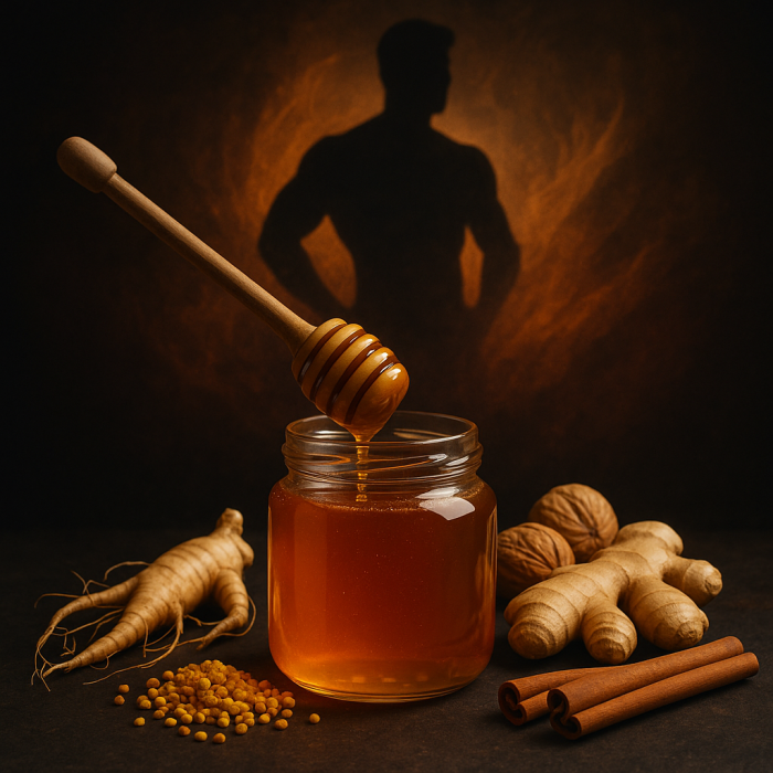 Pachet Magiun Afrodisiac Themra – Magiun Turcesc Natural pentru Potență și Energie, Borcan 240 gr.+ Miere Afrodisiaca Vital Honey – Borcan 240g