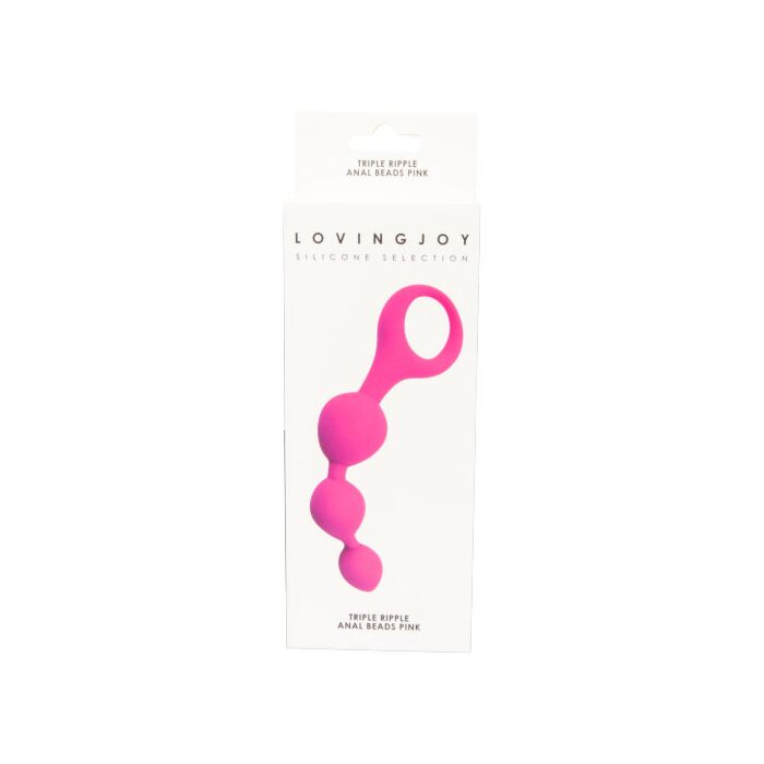 Triple Ripple Anal Beads, Loving Joy, Roz