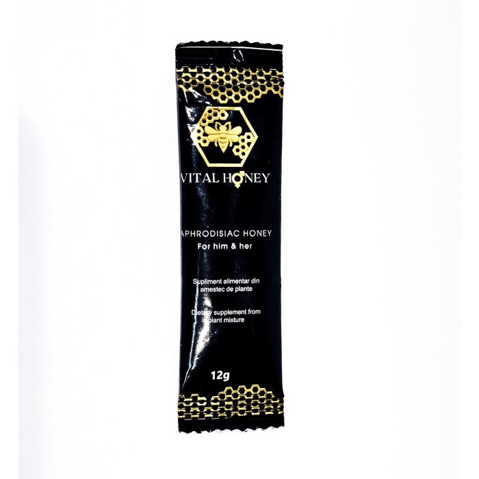 miere afrodisiaca plic 12g cu ginseng tongkat ali si jeleu regal