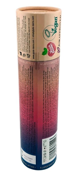 Prezervative Femei Sheer Glyde Dams "Oral Dams Vanilla" 4 Bucati - Vanilie##