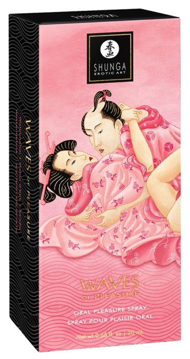 Shunga Oral Spray, Waves of Pleasure,  aroma Pepene, 20 ml