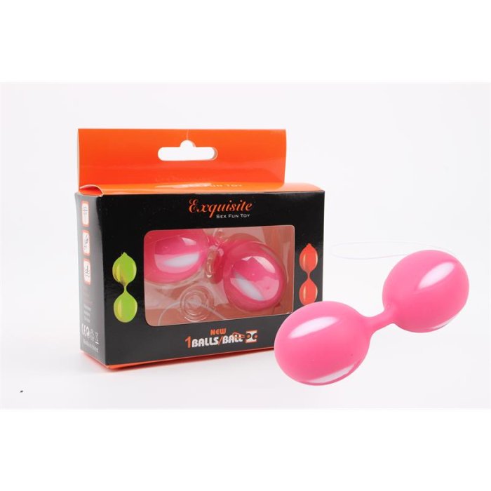 Bile Vaginale Chisa, Ben Wa Balls Pink pentru intarirea muschilor vaginali