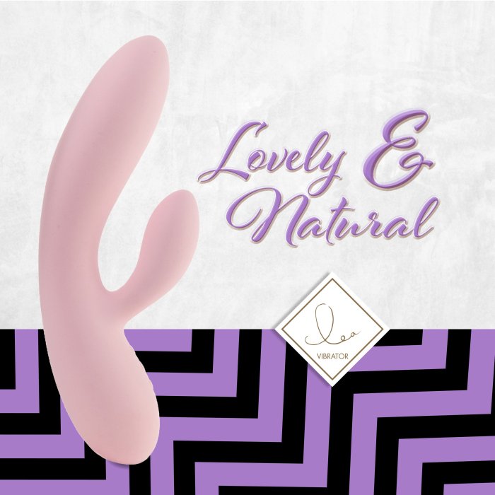 FeelzToys - Lea Rabbit Vibrator - Light Pink - culoare si material
