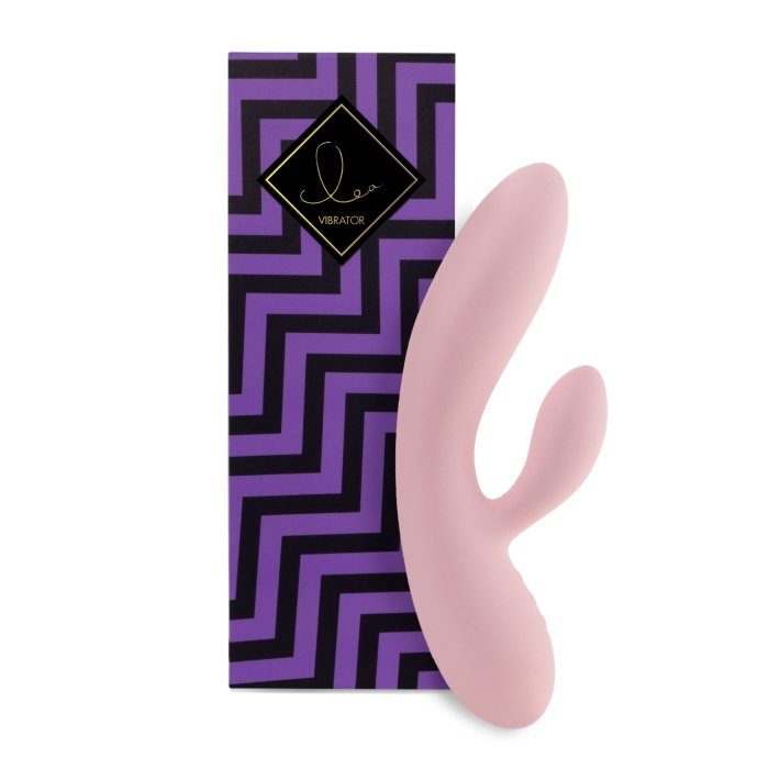 FeelzToys - Lea Rabbit Vibrator - Light Pink - vedere frontala