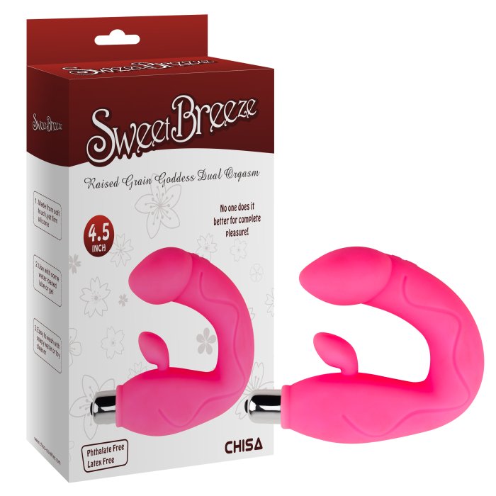 Vibrator Punctul G Dual - Raised Grain Goddess Dual orgasm - Roz
