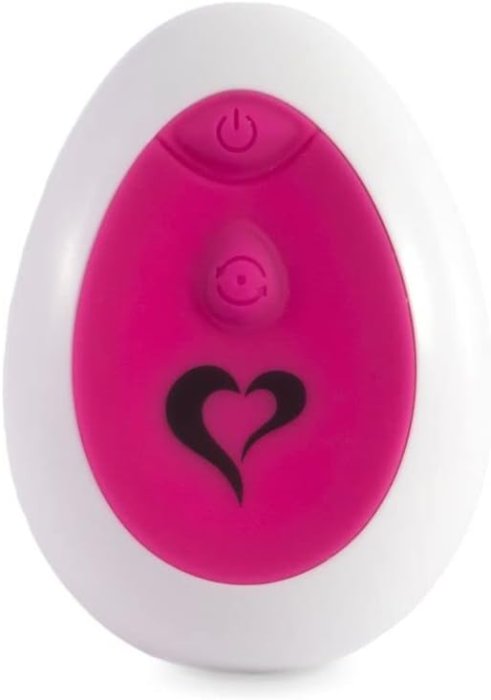 Ou Vibrator Feelztoys Anna Vibrating Egg Remote Deep Pink - detaliu finisaj