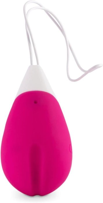 Ou Vibrator Feelztoys Anna Vibrating Egg Remote Deep Pink - culoare si material