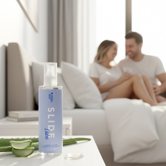 Lubrifiant pe bază de apă cu infuzie de aloe vera Loving Joy Slide 250 ml