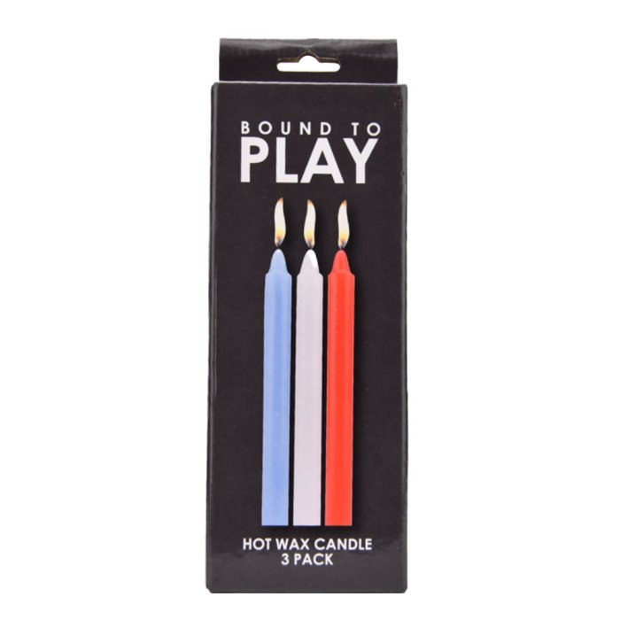 Set 3 Lumanari Ceara Rece Bound to Play, Hot Wax Candles