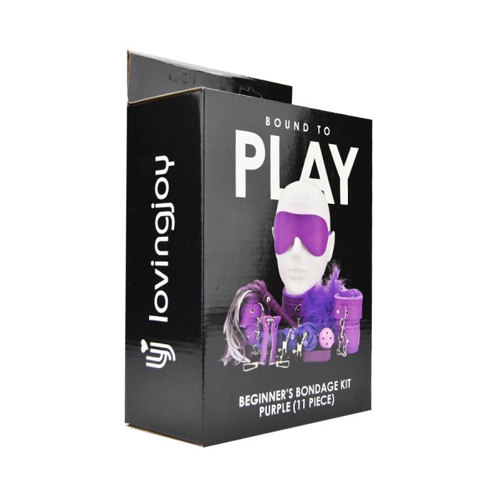 Set Bondage Bound to Play "Beginner Kit" 11 Piese - Purple