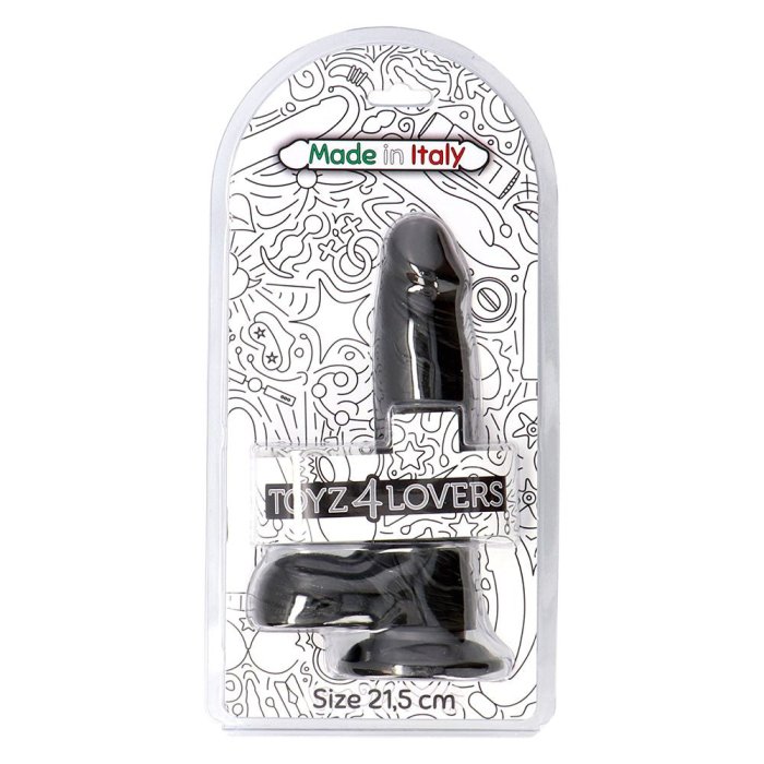 Dildo Realistic, Toyz4Lovers, Sergio, Negru, 22cm