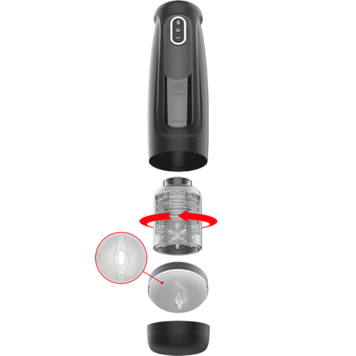 JAMYJOB - Tornado 360 Rotate Tech Stroker Masturbator