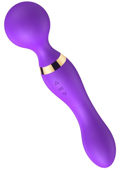 Aparat Masaj Loving Joy Dual Ended Wand -20 Viteze, 8 Vibratii - Violet