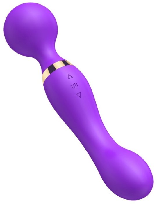 Aparat Masaj Loving Joy Dual Ended Wand -20 Viteze, 8 Vibratii - Violet