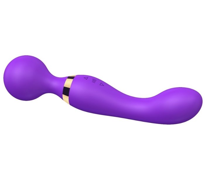 Aparat Masaj Loving Joy Dual Ended Wand -20 Viteze, 8 Vibratii - Violet