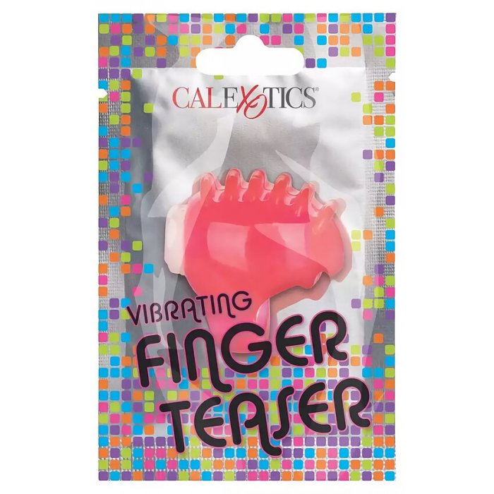 Vibrator pentru deget CalExotics - Foil Pack Vibrating Finger Teaser - Roz