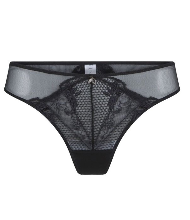 Chiloti Femei Black Flower LingaDore - Negru