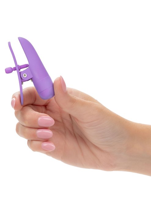 Cleme Sfarcuri cu Vibratii California Exotics "Nipplettes" - Violet##