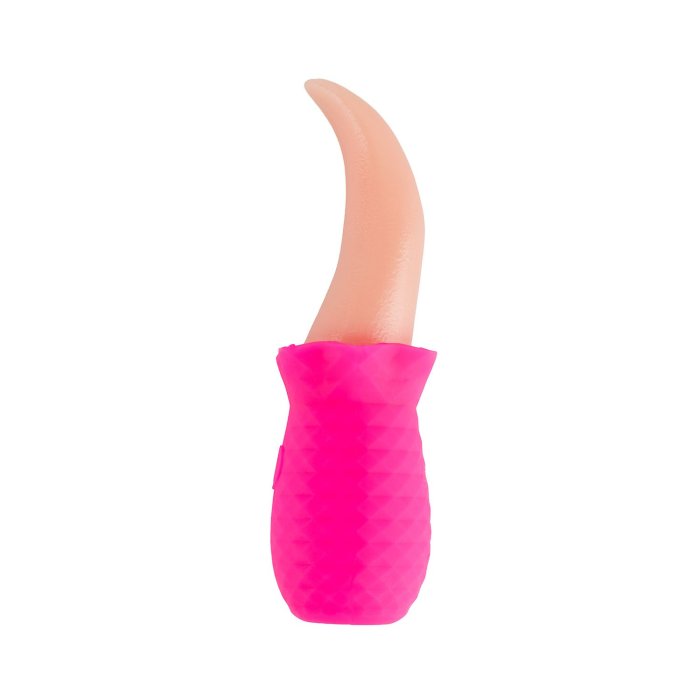 Limba cu Vibratii, Teazers, Realistic Tongue Vibrator - Roz