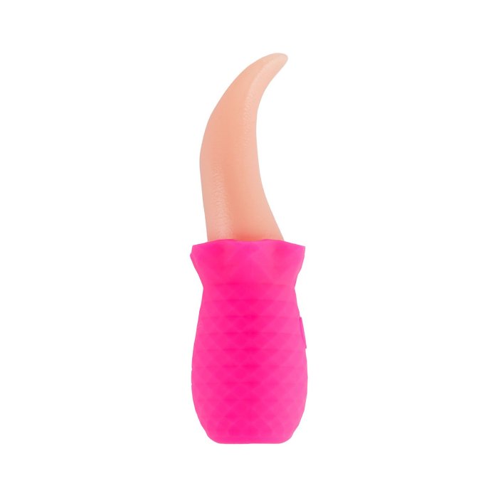 Limba cu Vibratii, Teazers, Realistic Tongue Vibrator - Roz