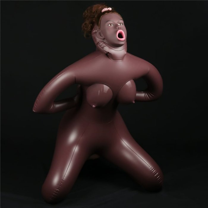 Papusa Gonflabila 3D Lovetoy "Cowgirl" 93 cm - Mulatra