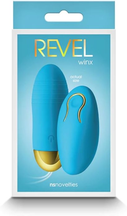 Ou Vibrator cu telecomanda Wireless - Revel Winx - Blue