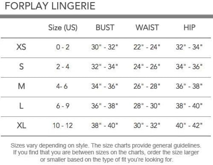 Set Lenjerie Intima Forplay Sheer Romance - Negru