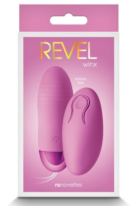 Ou Vibrator cu telecomanda Wireless - Revel Winx - Roz