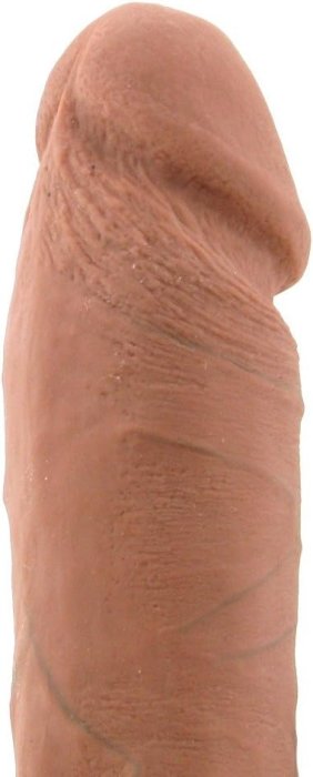 Realistic Ultraskin dildo Vac-U-Lock 8" UR3, maron - 20 cm