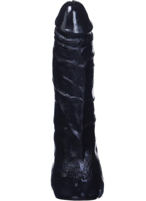 Dildo StrapOn Doc Johnson Vac-U-Lock 7" Thin Dong CodeBlack - Negru