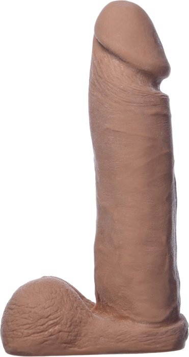 Realistic Ultraskin dildo Vac-U-Lock 8" UR3, maron - 20 cm