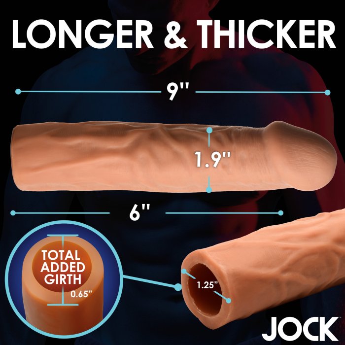 Prelungitor Penis, XR-Jock, »Enlargement Steath Brown«, Maron, [+ 7,6 cm]