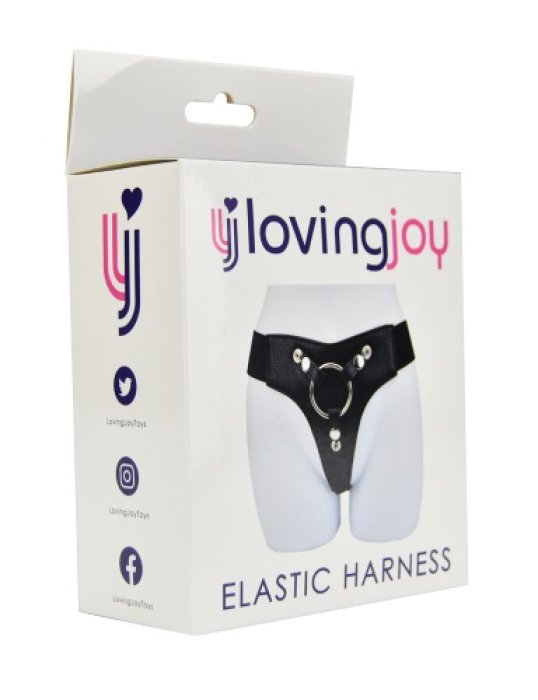 Chilot cu Ham pentru Strapon Loving Joy Elastic Harness