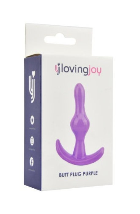 Butt Plug Anal Loving Joy "Purple" 9 cm - Violet##