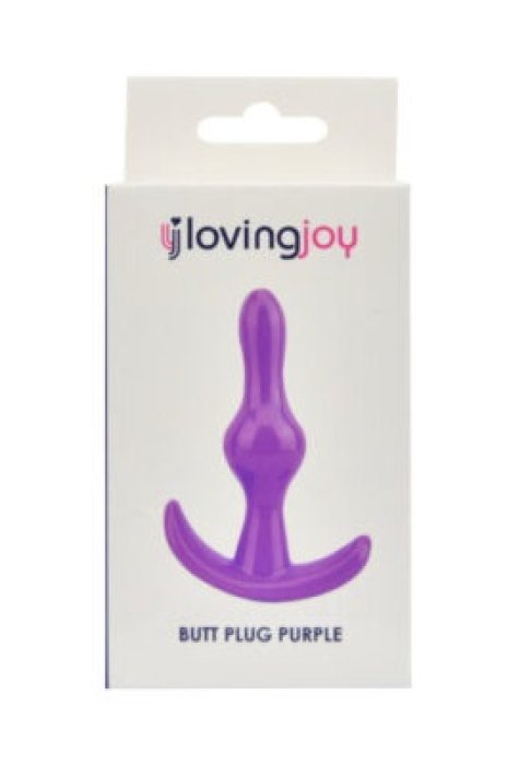 Butt Plug Anal Loving Joy "Purple" 9 cm - Violet##