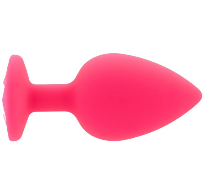 ​Dop anal din silicon Toosh, mare, roz, 9,4 cm, Large