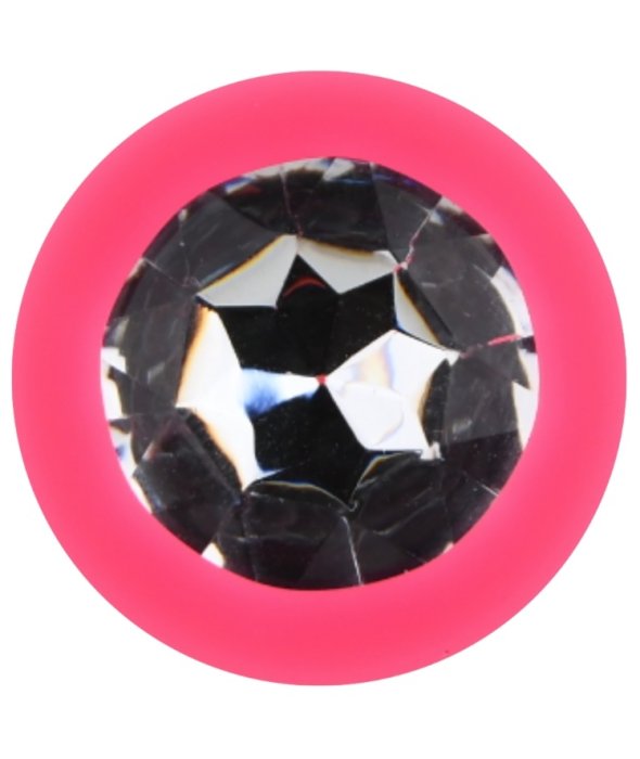 ​Dop anal din silicon Toosh, mare, roz, 9,4 cm, Large