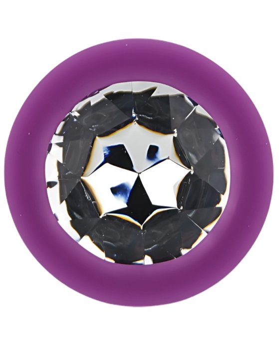 ​Dop anal din silicon Toosh, mare, violet, 9,4 cm, Large