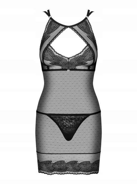 Set Neglije si Bikini Allastia Obsessive - Negru