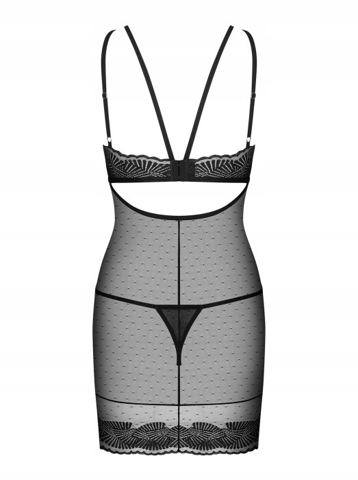 Set Neglije si Bikini Allastia Obsessive - Negru
