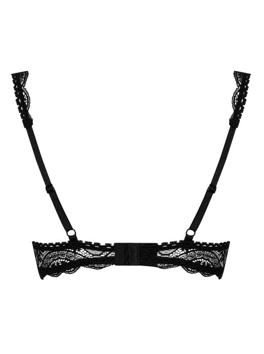 Sutien Obsessive Miamor Half Bra Jumate Cupa - Negru