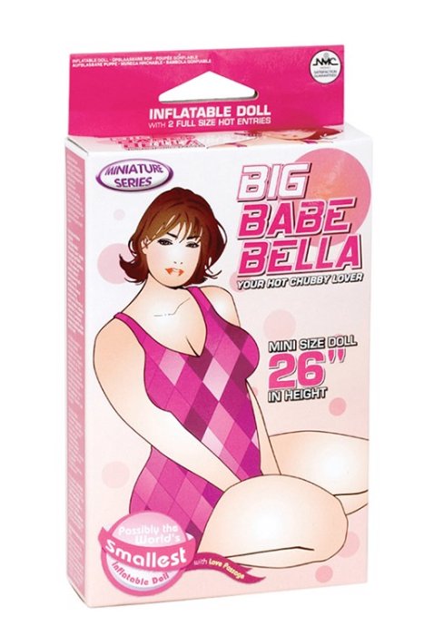 Papusa Gonflabila NMC "Big Babe Bella" 66 cm - Natural##