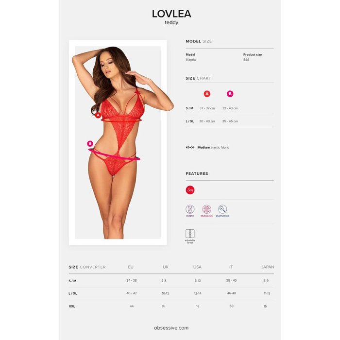 Body Obsessive Lovlea - Rosu