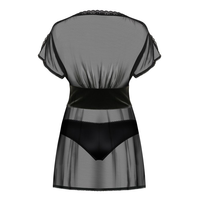 Set Babydoll si Tanga 868-BAB Obsessive - Negru