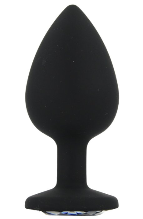 Set 3 bucati dopuri anale, Toosh, mic, medium, mare, silicon negru - dimensiuni complete