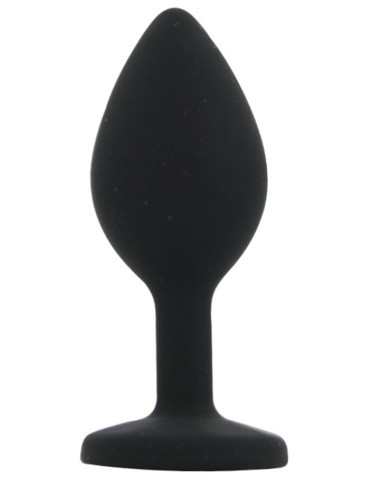 Set 3 bucati dopuri anale, Toosh, mic, medium, mare, silicon negru - detaliu finisaj