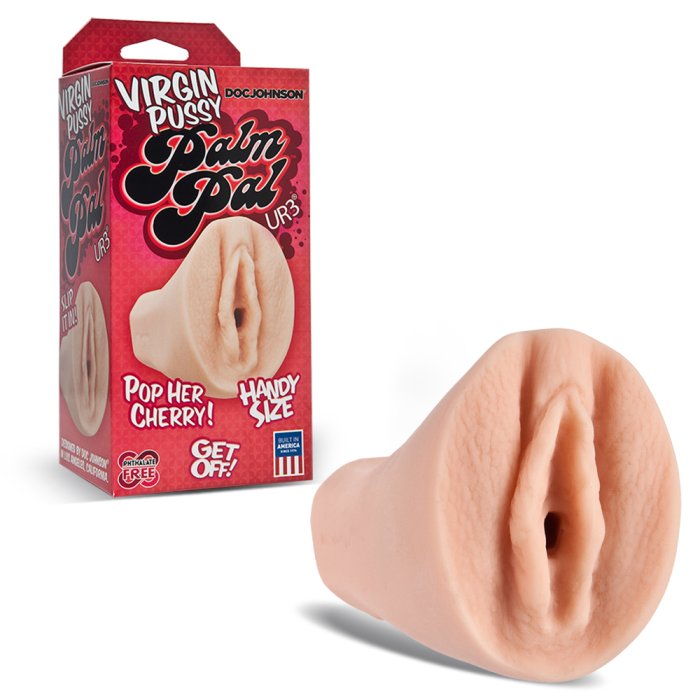 Masturbator Doc Johnson "Virgin Palm Pal" 12,7 cm - Natural##