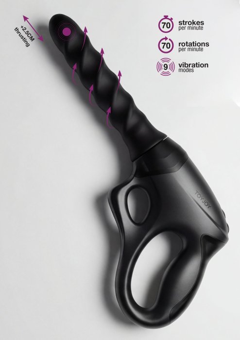 Masina Sex Cadence Fatale PRO+, TOYJOY Designer Edition - Vibratii, rotatii si lovituri de ciocan