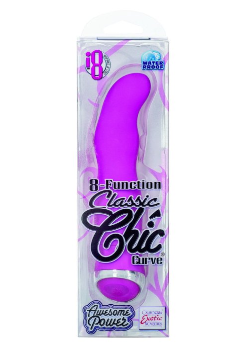 Vibrator 8-Function, CalExotics, Classic Chic, Curve - Roz