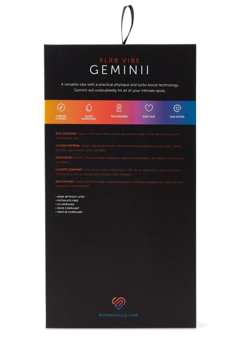 Bagheta Vibrator Geminii XLR8 Wand Sensuelle - Violet